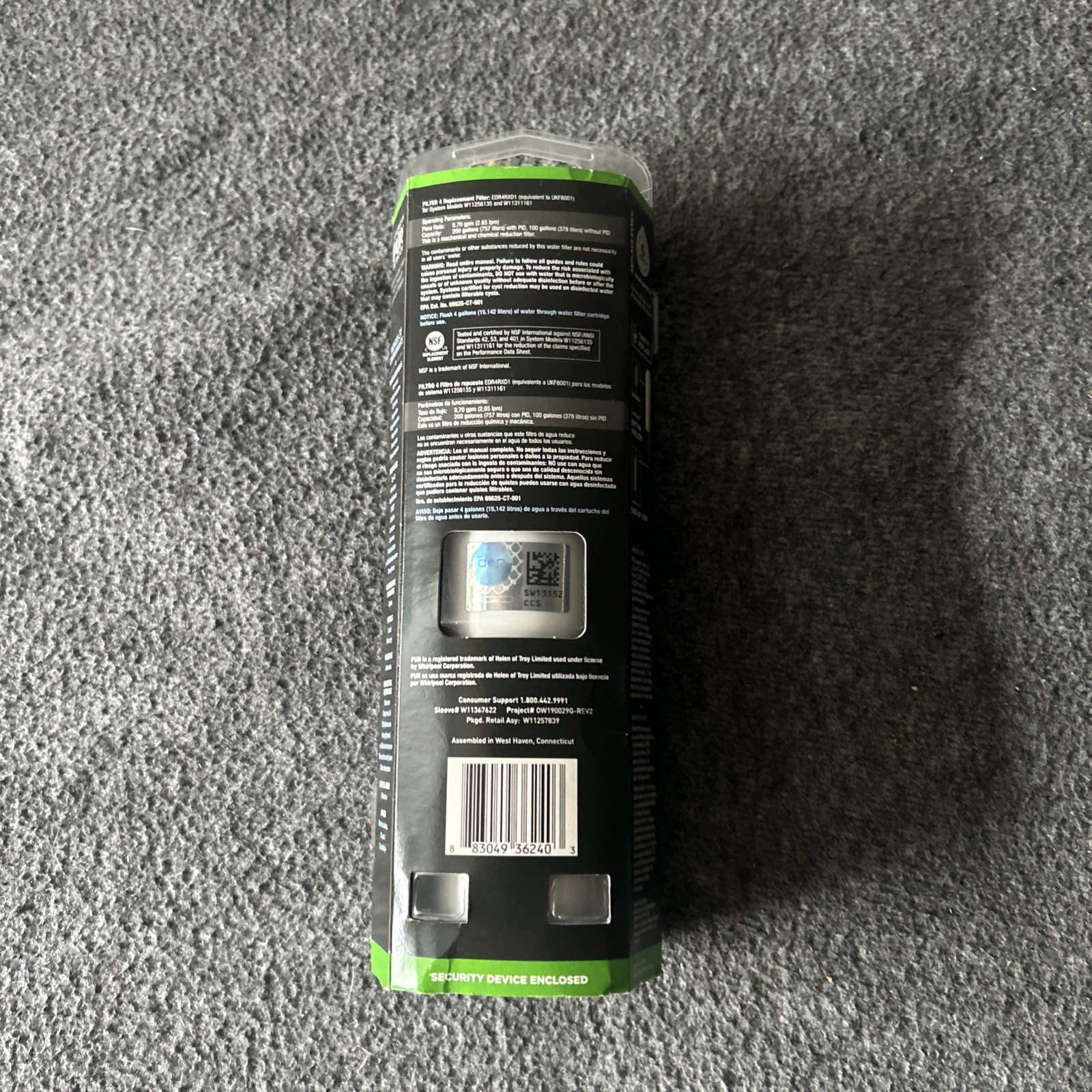 EveryDrop Water Filter 4 – EDR4RXD1 Ice and Water Refrigerator New Free Ship