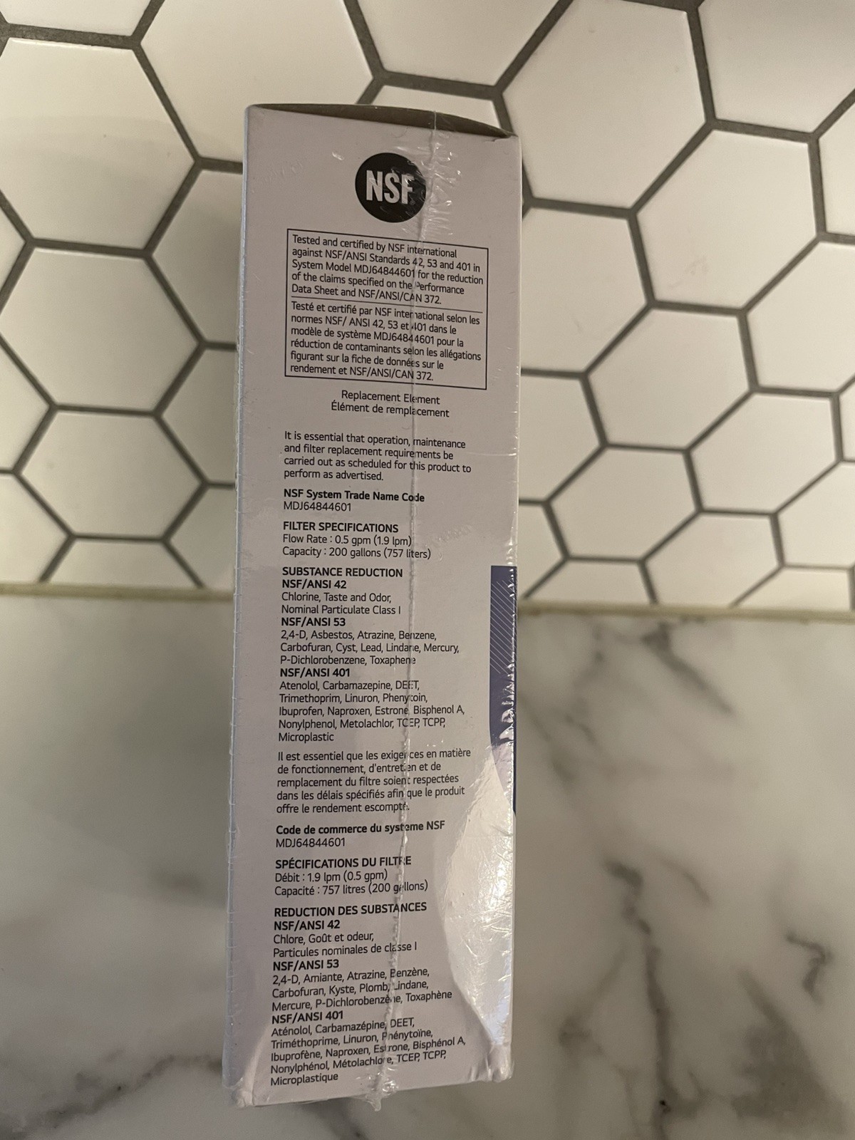 2 Pack LG Genuine LT1000P / PC / PCS Refrigerator Replacement Water Filter New
