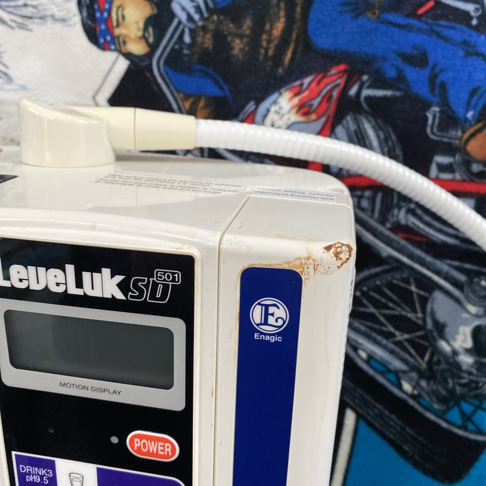 Leveluk SD501 Kangen Water machine by Enagic W Hoses No filter Tested Read