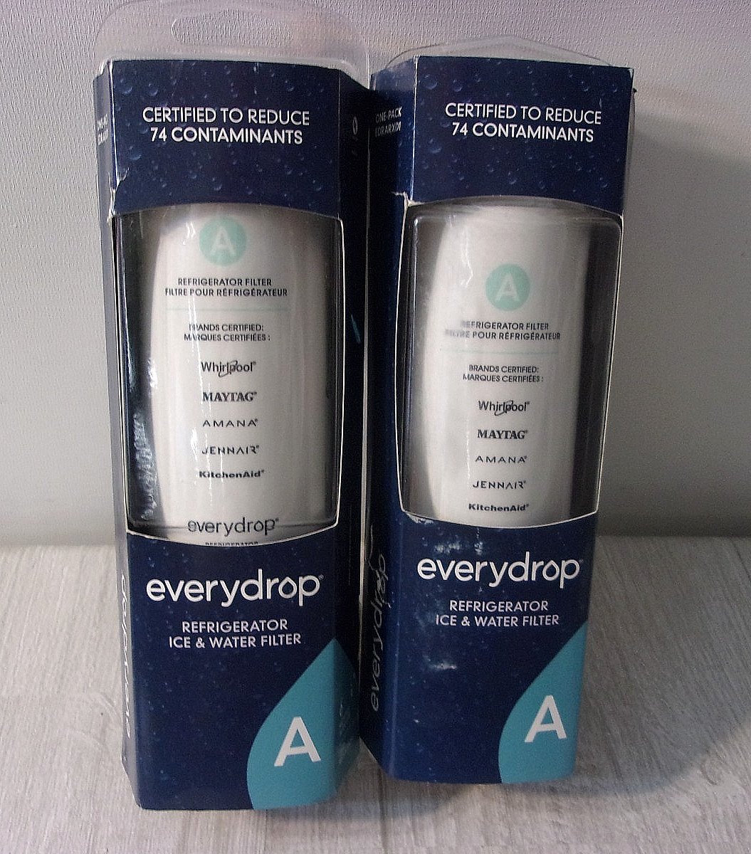 Lot/2 Everydrop Refrigerator Water Filters A EDRARXD1 NEW-damaged box UNOPENED