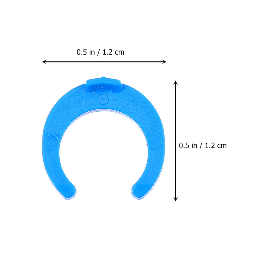 50PCS Water Filter Locking Clip 1/4 Inch Filter System Clamp Pipe Fitting