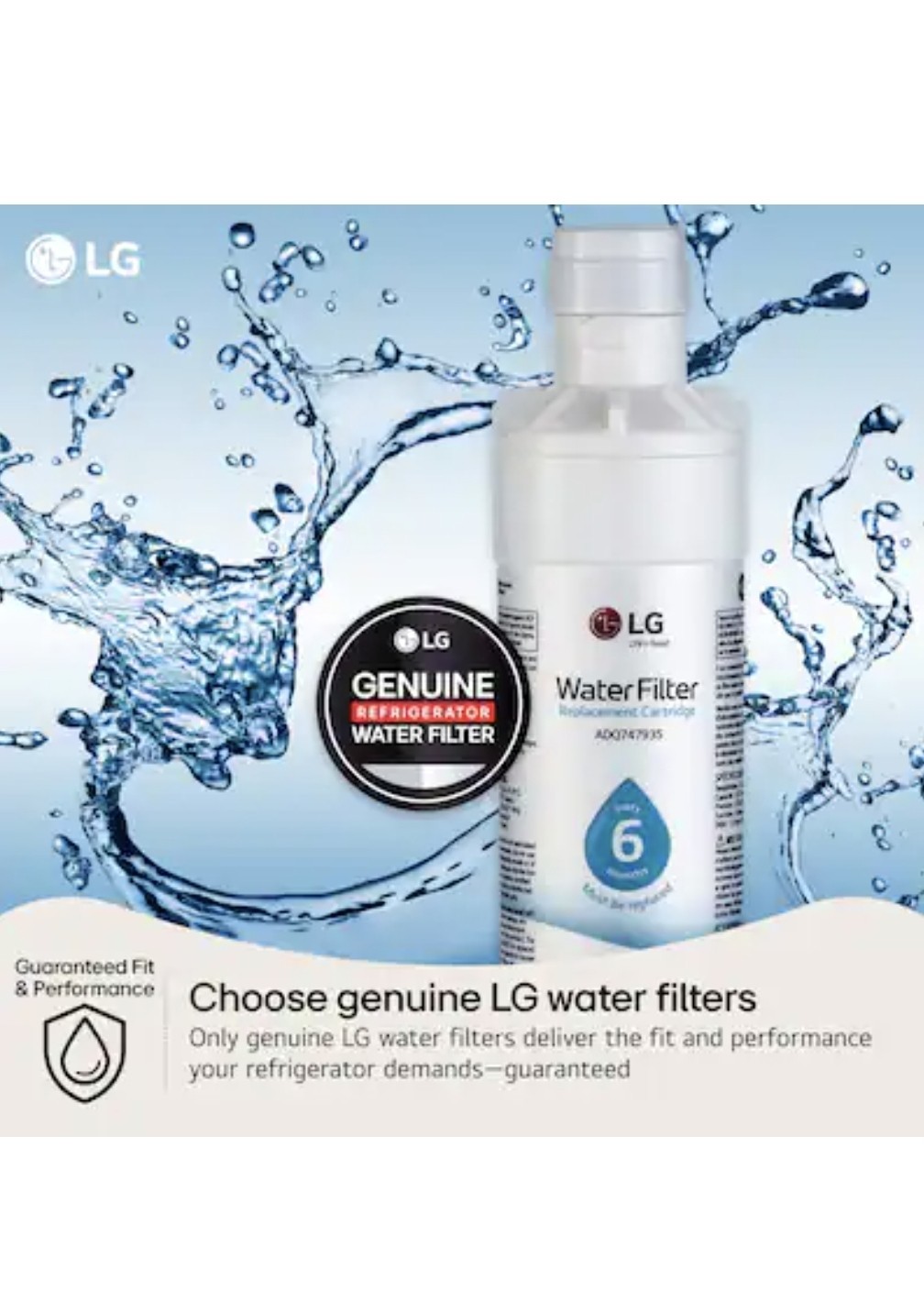 LG LT1000P/PC/PCS Refrigerator Water Filter Replacement