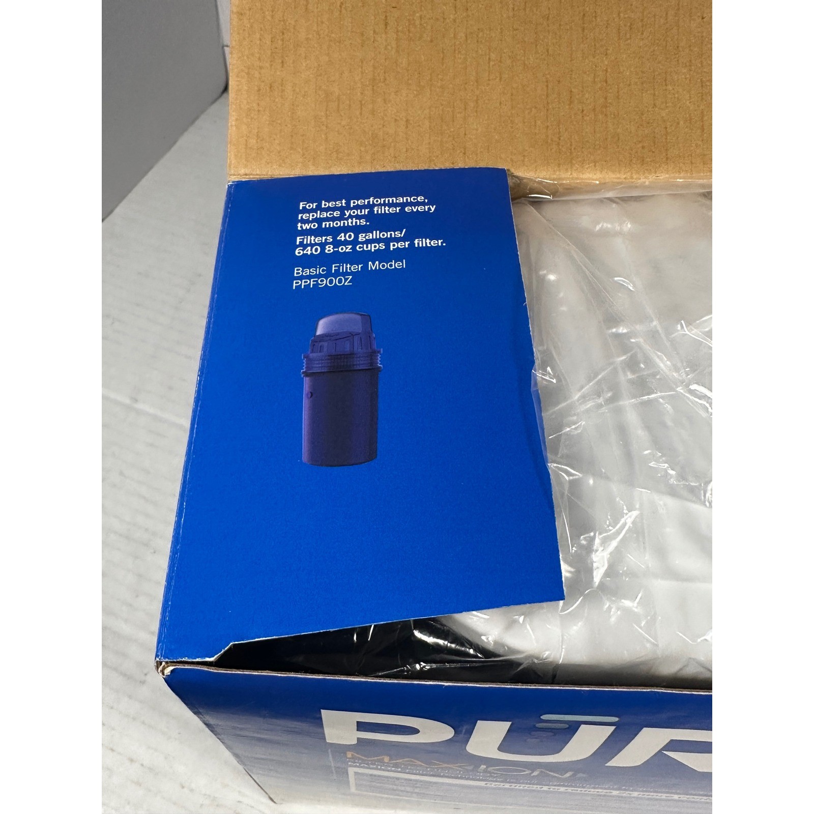 PUR Ultimate30 Cup Water Filter Dispenser MAXION Blue White DS1800Z NEW Open BOX