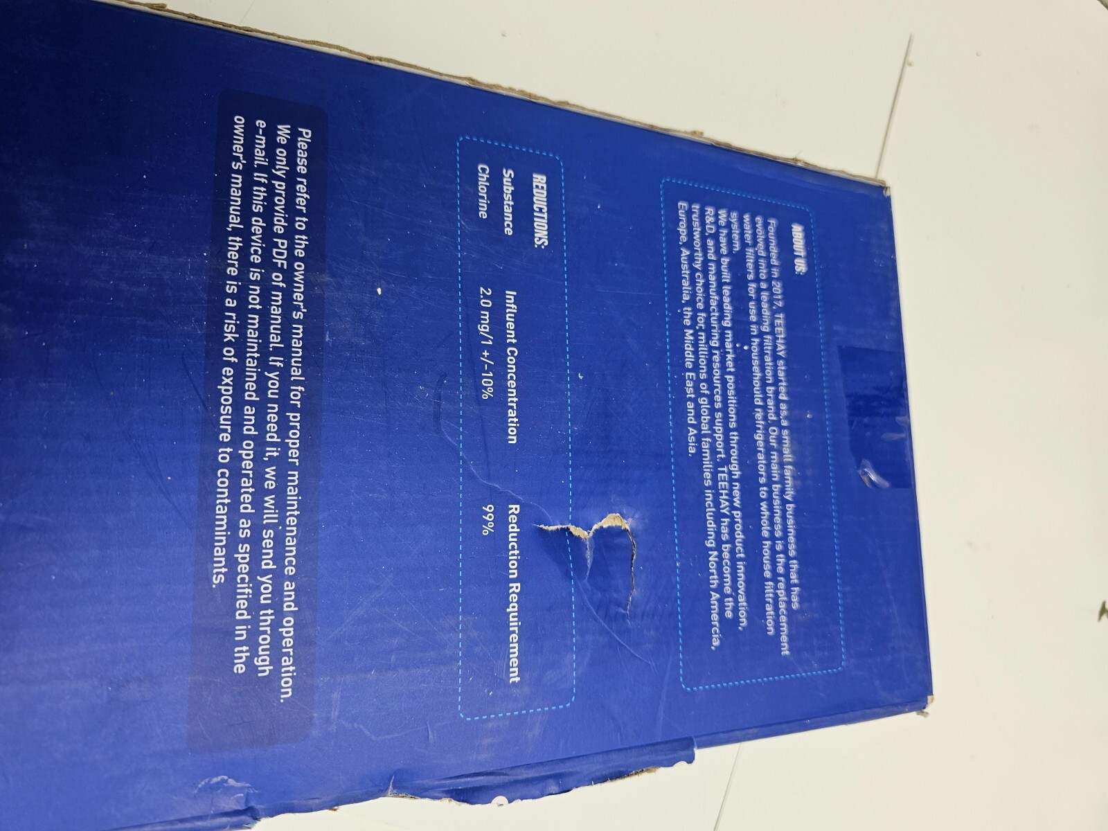 (QTY 3) Teehay Refrigerator Water Filter TH-06 Temp 33-100°F Pressure 30-120PSI