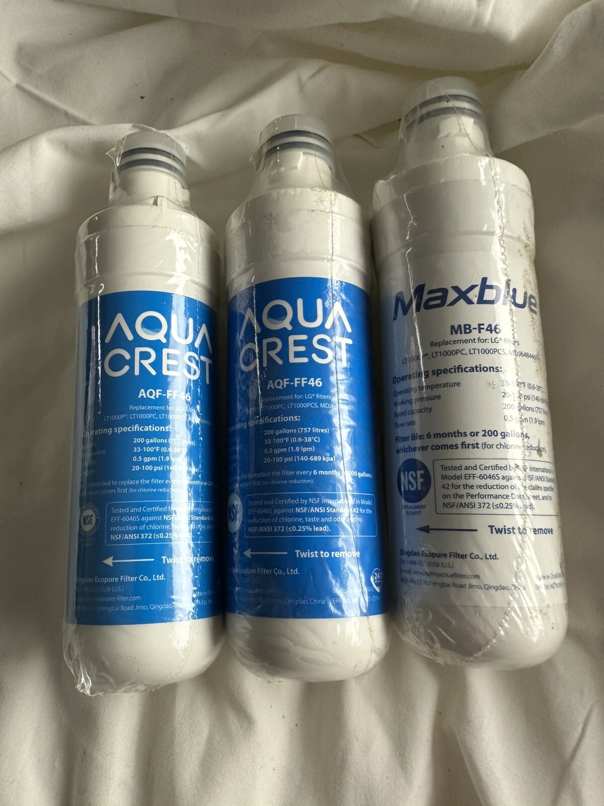 Aqua Crest AQF-FF46 Maxblue Mb-f46 Lt1000p