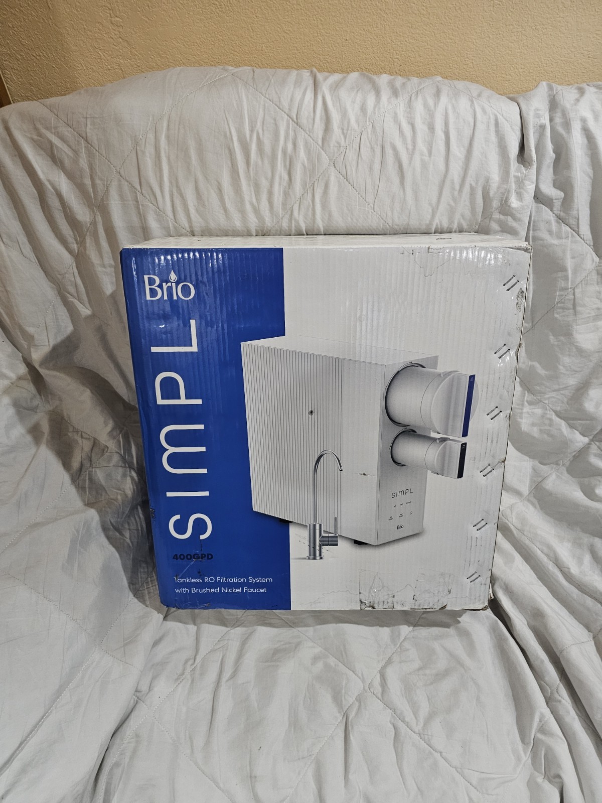 *NEW Brio SIMPL Tankless Reverse Osmosis (RO) Undersink Filtration System 400GPD