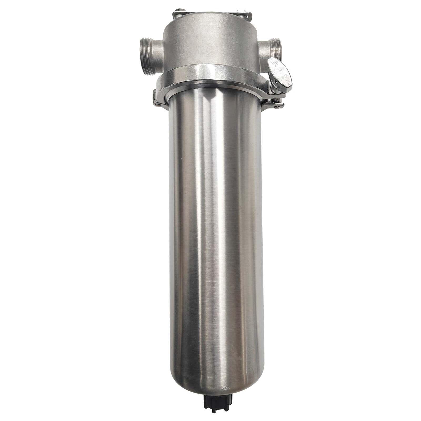 Water Filter 10″L Corrosion-resistant 304 Stainless Steel Filter 1″NPT In/Outlet