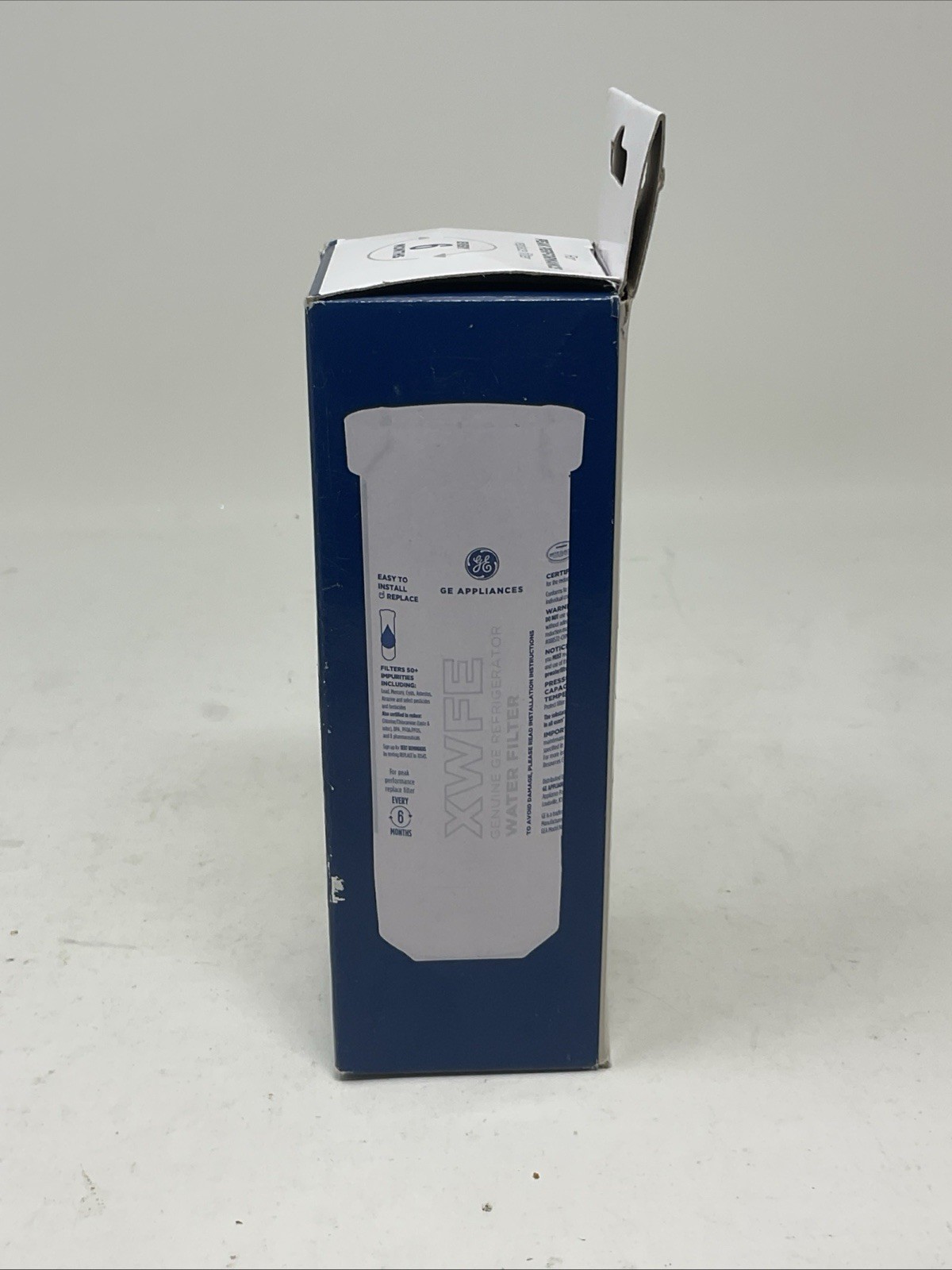 GE XWFE Refrigerator Water Filter Genuine Replacement, New Sealed No Chip