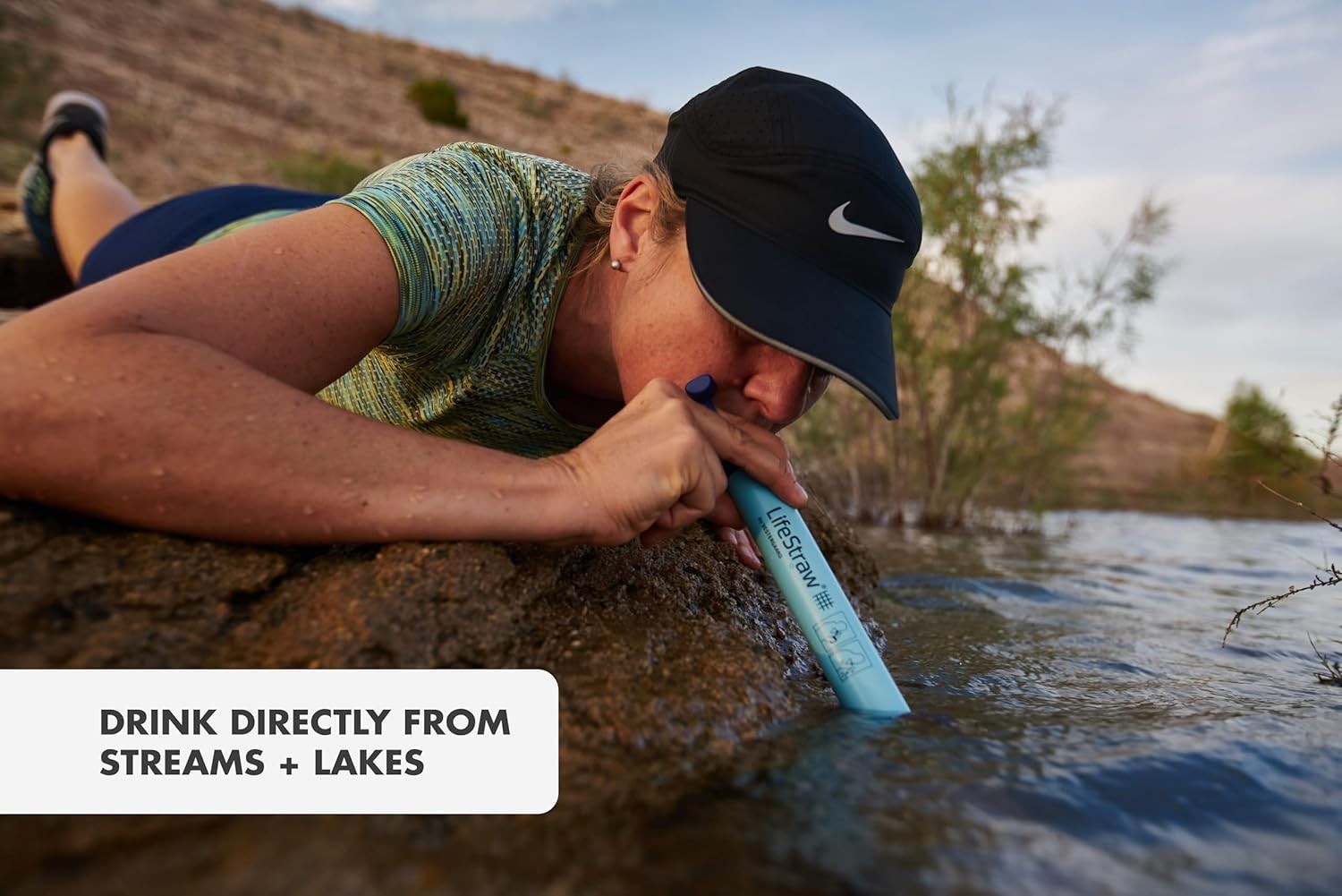 Lifestraw Personal Water Filter: 99.999999% Bacteria Removal for Hiking & More