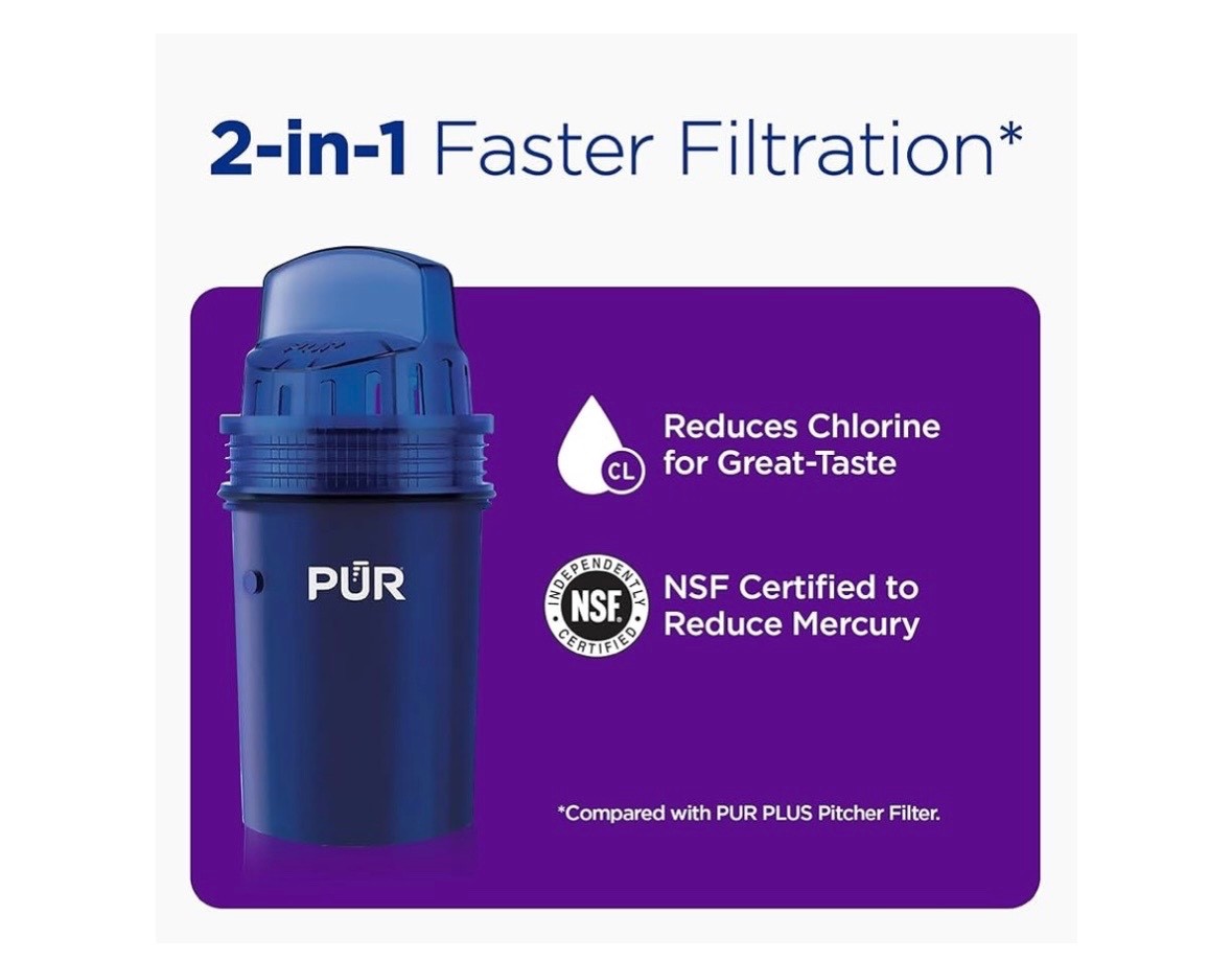 4 PACK PUR PPF900Z4 Water Pitcher & Dispenser Replacement Filters New Sealed
