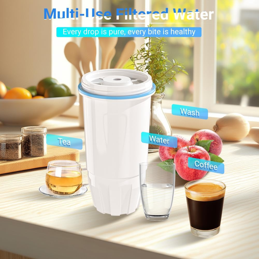 Water Filter for Zero Pitcher ZR-001 ZR-017 ZR-004 ZP-006 ZD-013 ZS-008 Pack Of