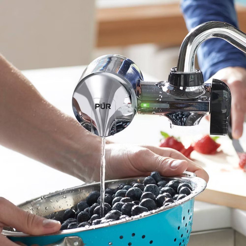 PUR Filtration PLUS Faucet Mount Water Purifier Filter System PFM400H Chrome