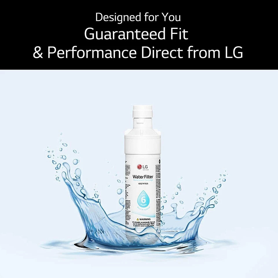 2 Pack FOR LG LT1000P Refresh Refrigerator Ice Water Filter ADQ747935 GF-D706BSL
