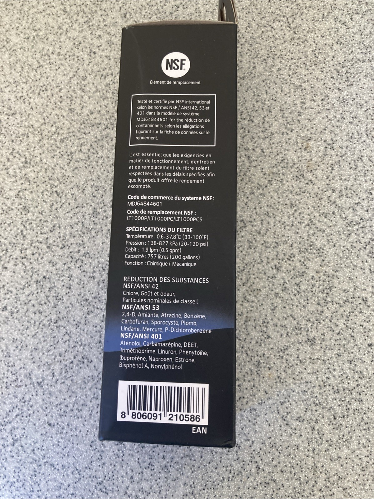Replacement Water Filters For LG. LT1000P/PC/PCS – New 2 Sealed Filters