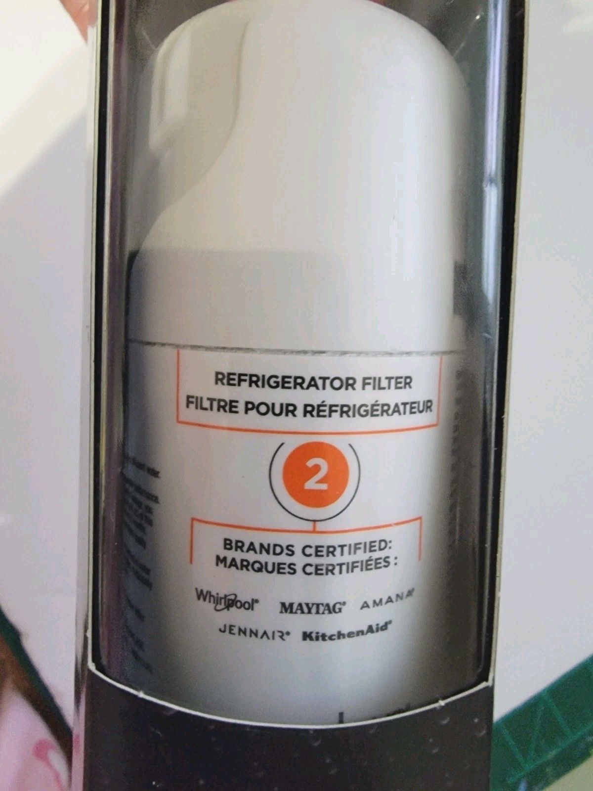 Ice and Water Refrigerator Filter 2 EDR2RXD1 Single NEW
