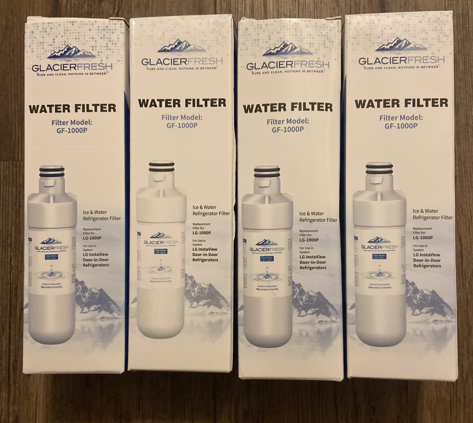 Glacier Fresh Gf-1000P 4 Packs All Sealed