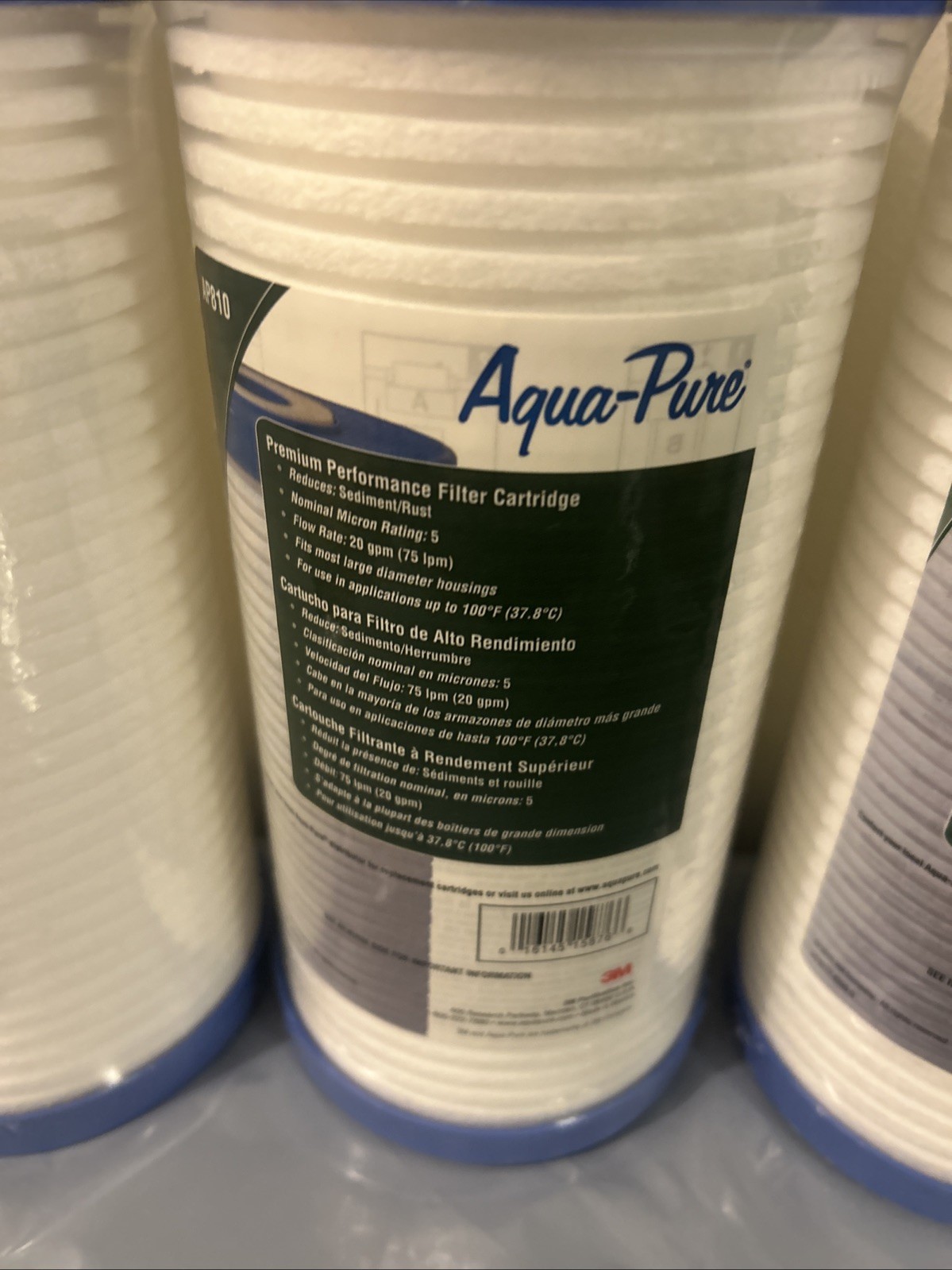 3 New Aqua Pure AP810 Whole House Water Filter Cartridge