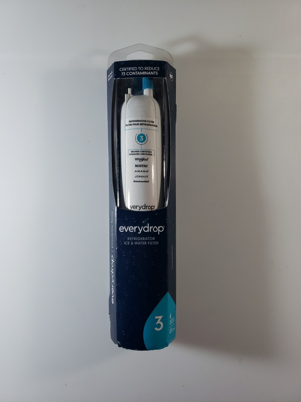 Single-Pack Everydrop by Whirlpool Ice and Water Refrigerator Filter 3