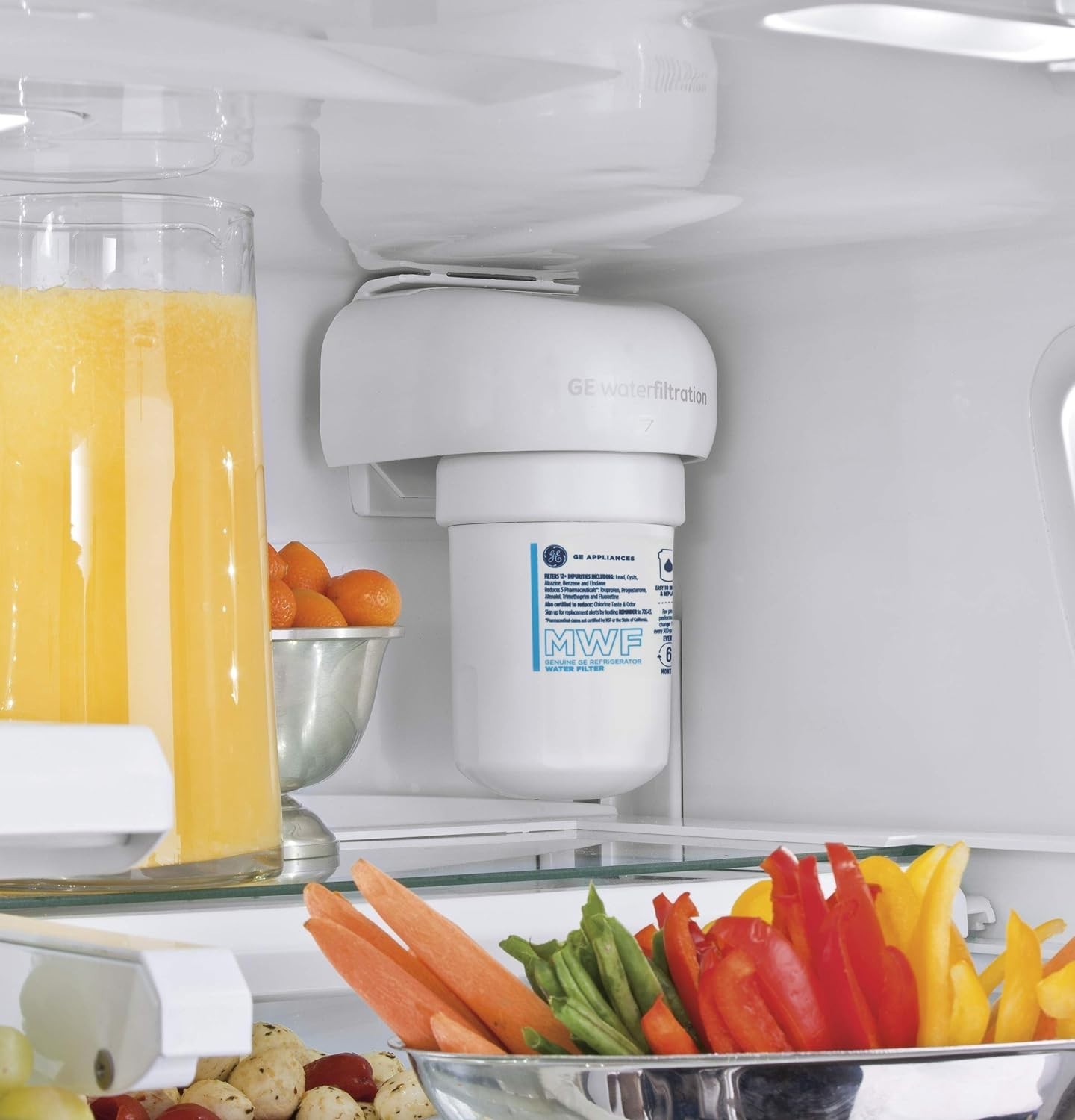 Refrigerator Water Filter Reduces Lead Sulfur & 50+ Impurities – Pack of 1