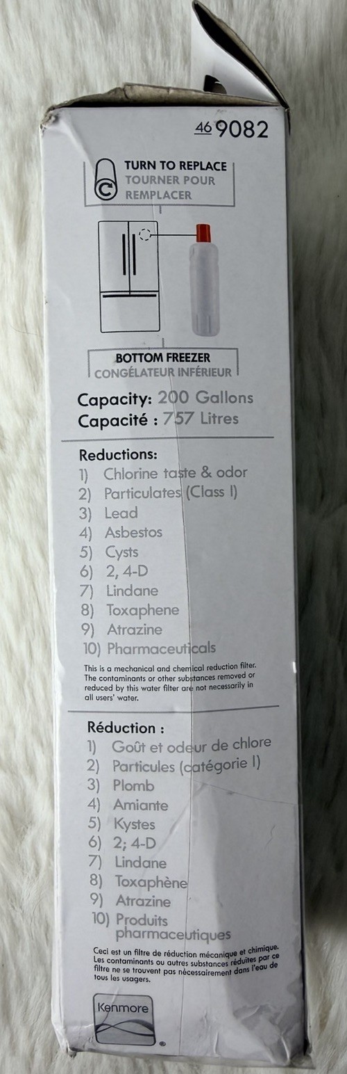 Kenmore Replacement Refrigerator Filter 469082 New Open Box Genuine