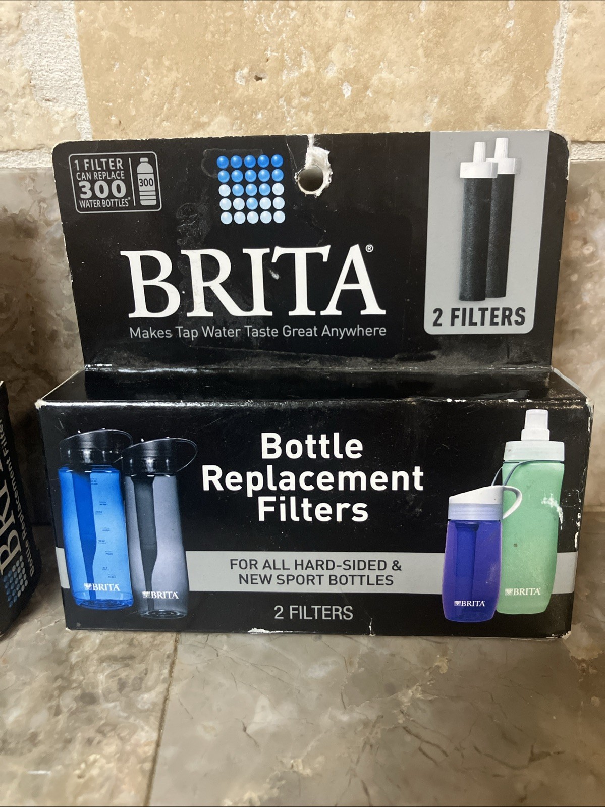 2x Packs Of 2 – Brita Bottle Replacement Filters BB06 Hard Sided & Sport Bottles