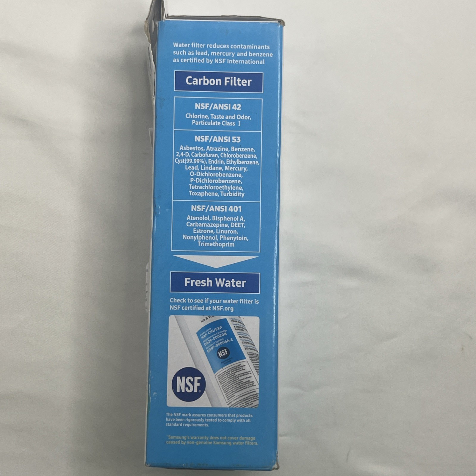 NEW Samsung DA29-00020B HAF-CIN/EXP Refrigerator Ice & Water Filter Genuine OEM