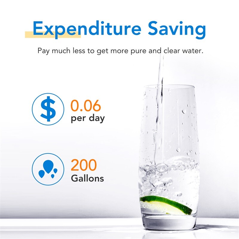 Fit For GE XWF WR17X30702 GBE21 GDE21 Refrigerator Water Filter ICEPURE 2 Pack