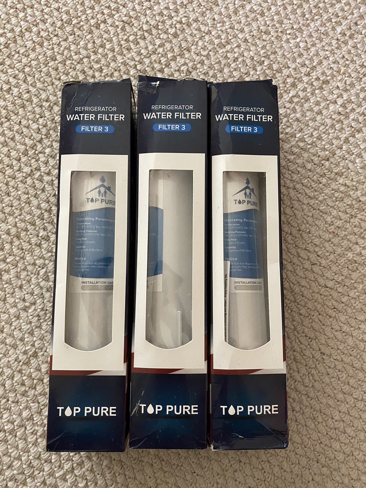 NEW & SEALED TOP PURE FILTER 3 REFRIGERATOR WATER FILTER KENMORE 46-9083, 9083