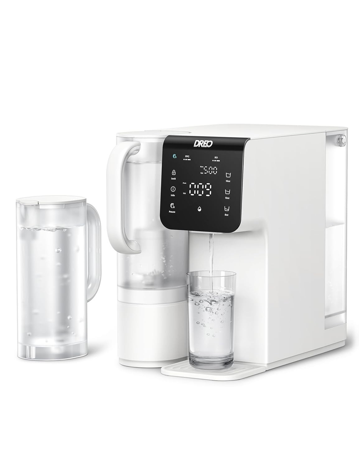 DREO Reverse Osmosis Water Filter Countertop, 7-Stage RO Water Filtration System