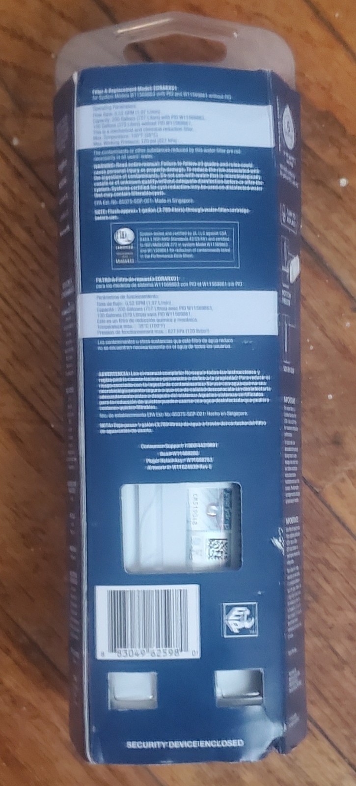 2 Pack EveryDrop by Whirlpool Refrigerator Water Filter A EDRARXD1 Genuine OEM