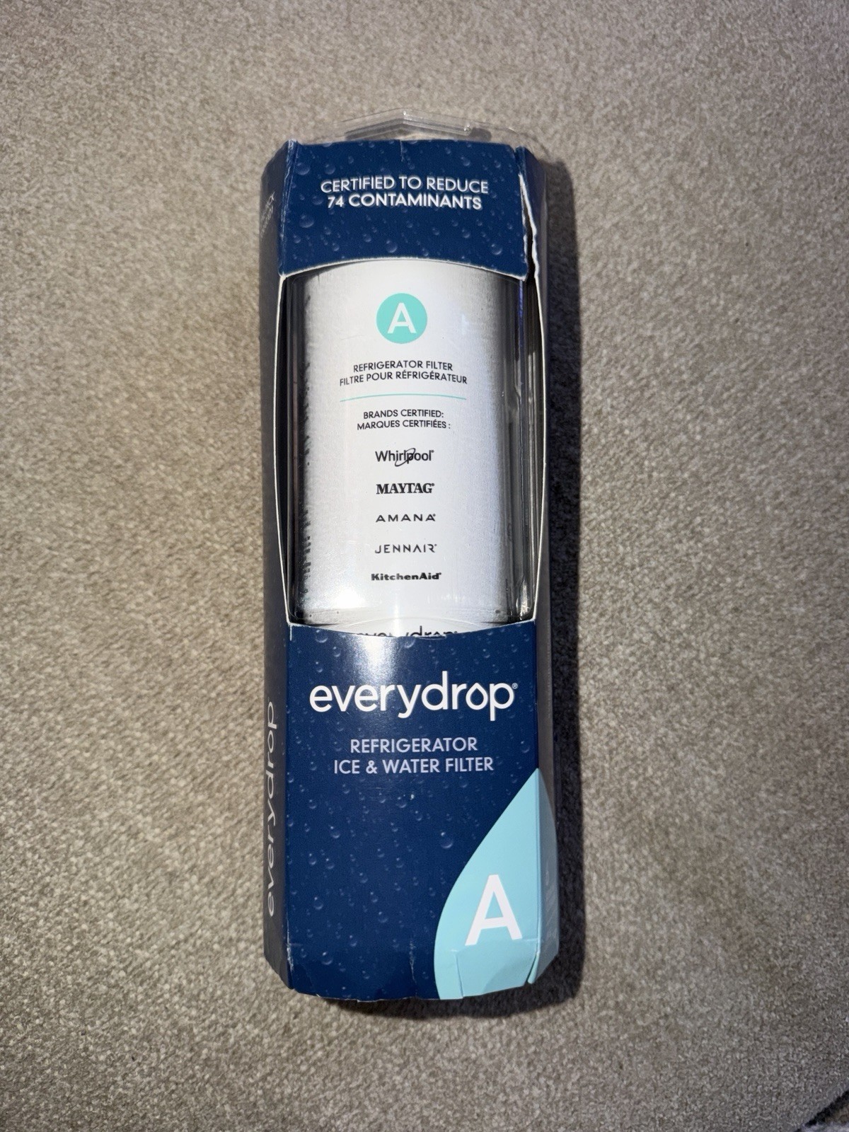 Everydrop A Water Filter Replacement Whirlpool Maytag Kitchen Aid Amana EDRARXD1