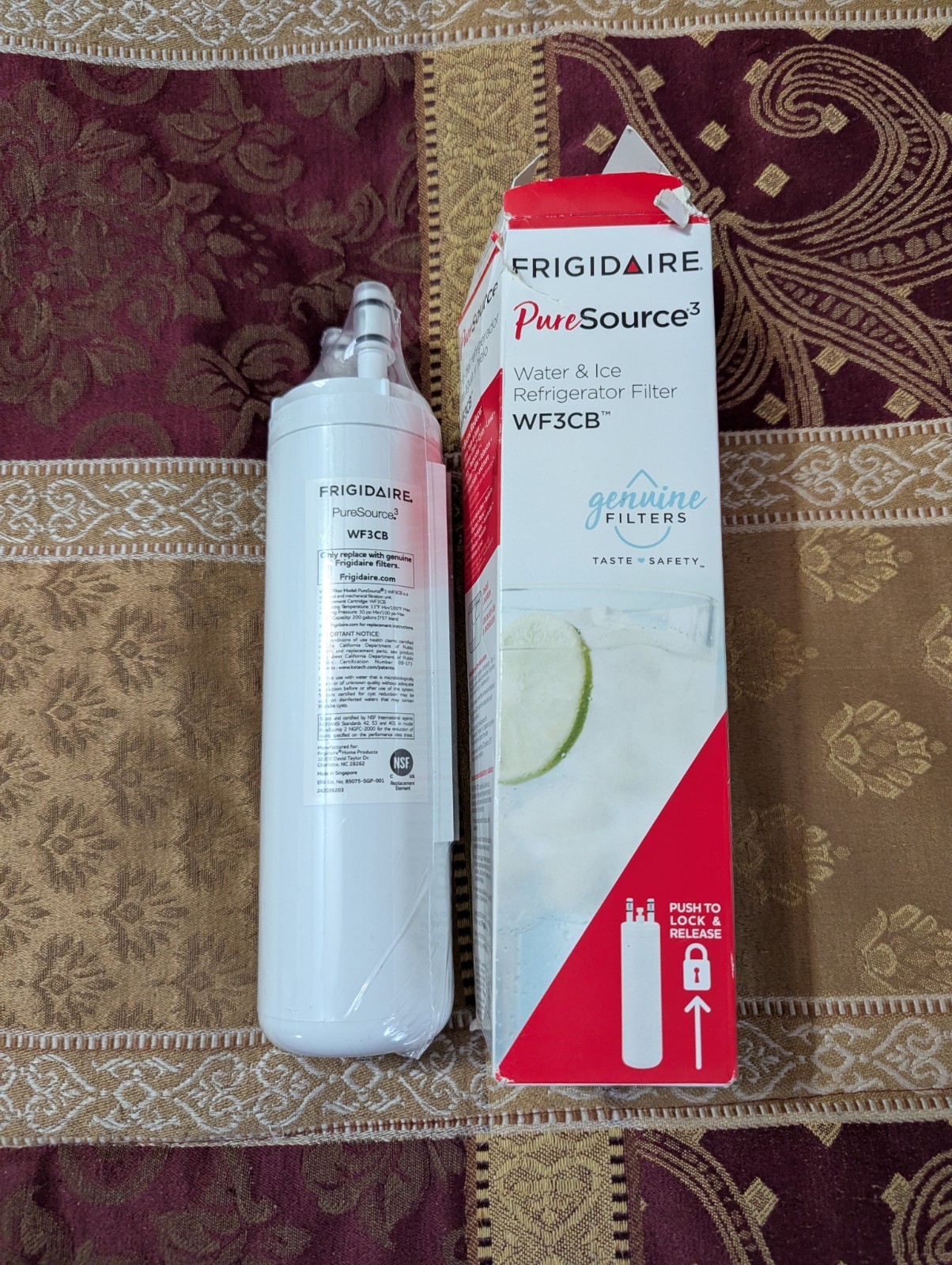 Frigidaire WF3CB PureSource 3 Water & Ice Refrigerator Filter NEW SEALED
