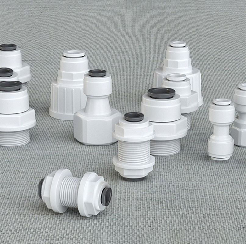 Push Fit Pipe Tube Connector Reducers Straight Fitting 1/4″ 3/8″ 1/2″ 3/4″~5/8″