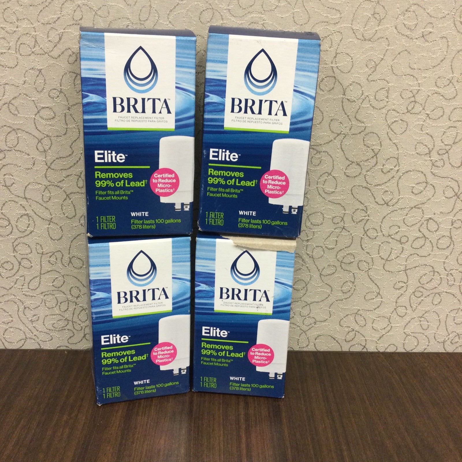 LOT OF 4 Brita Elite Filter FF-100/SAFF-100 (378L) 100 GAL