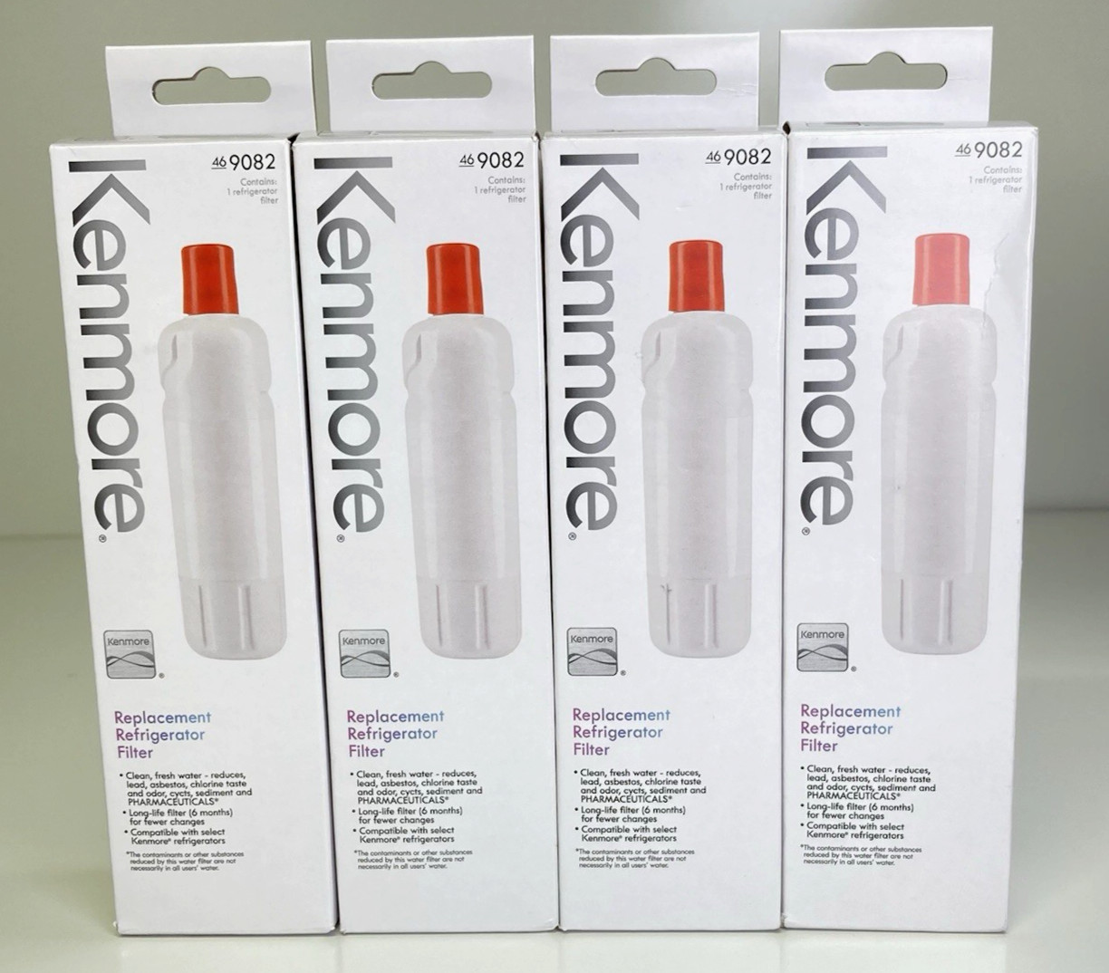 4- New, 9082 Replacement Refrigerator Filter Kenmore 46-9082,46-9903, Free Ship