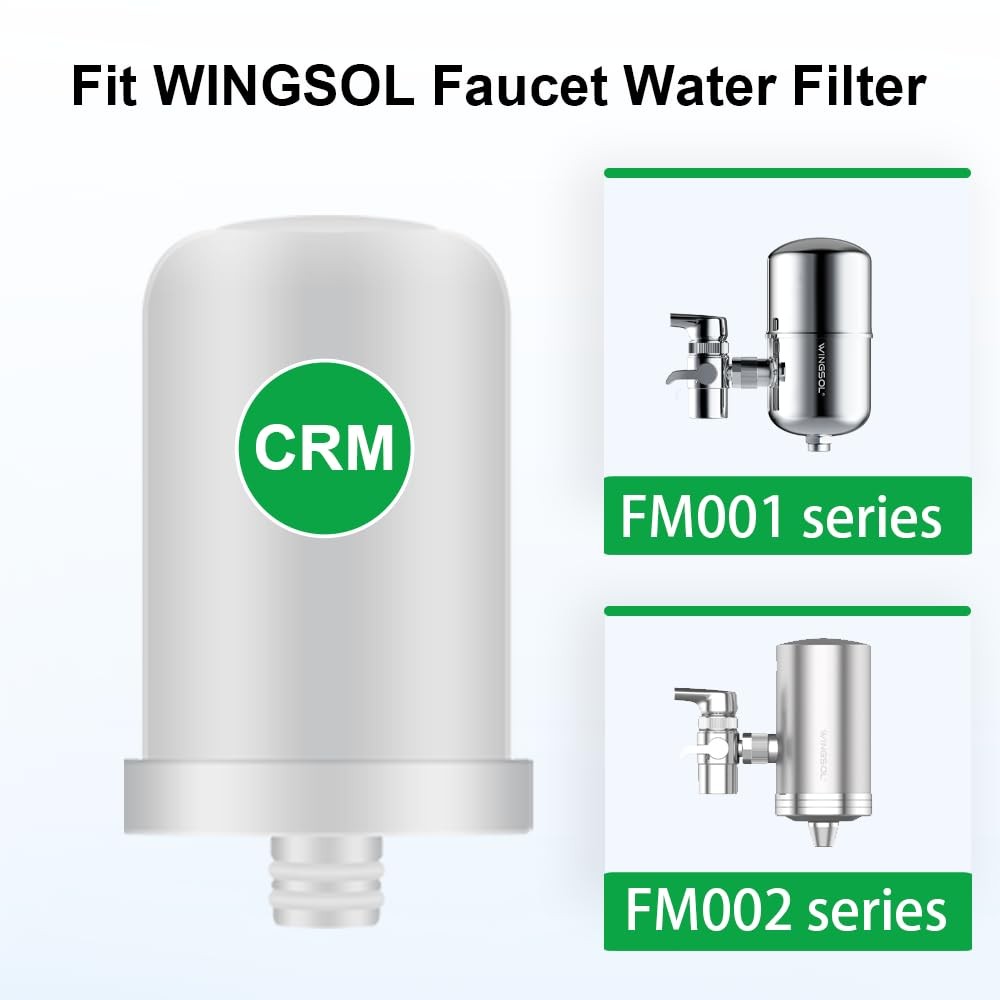 Filter Cartridge for Faucet Filter Compatibel with: WS-FM001-PAC/5in1/PC/CRM/…