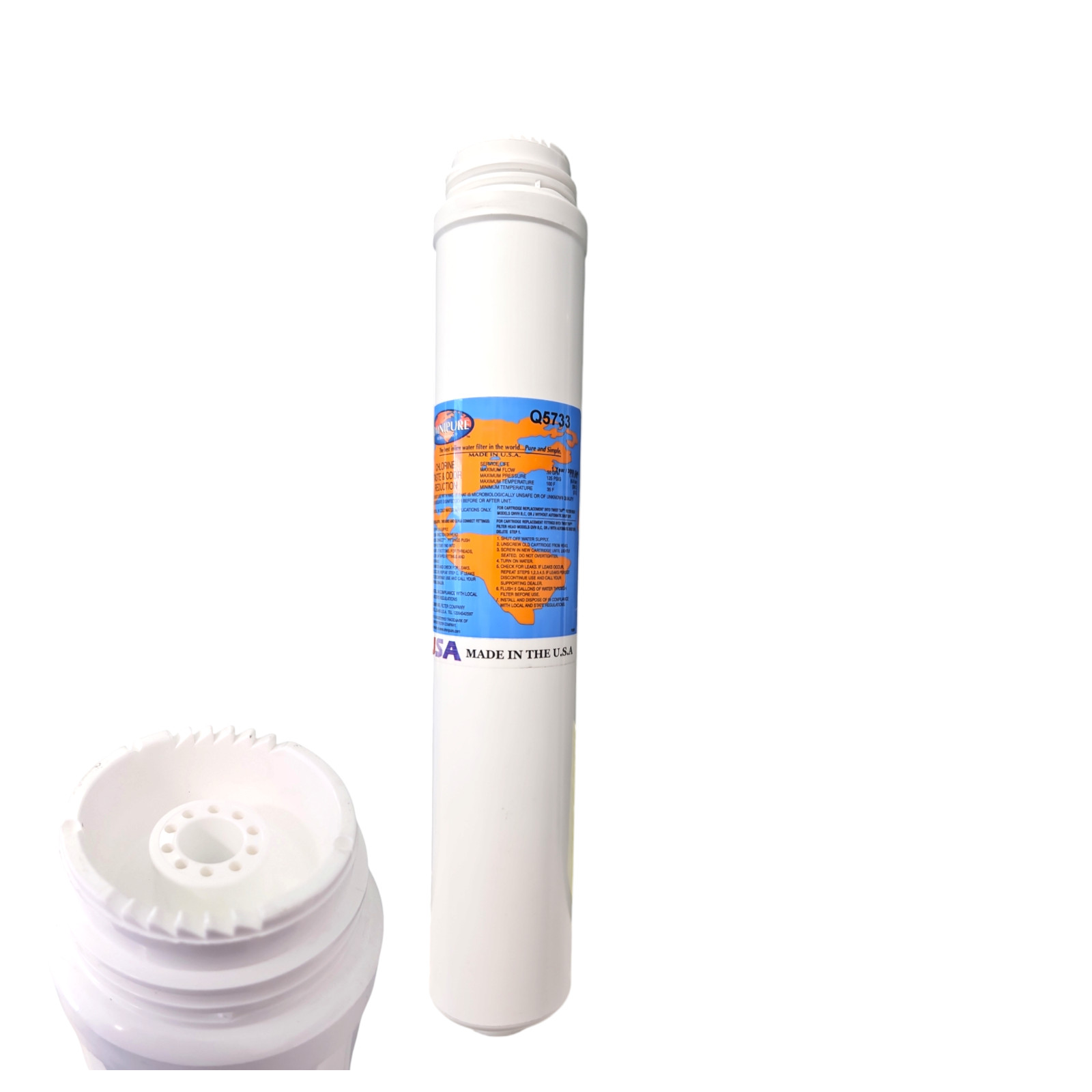 Omnipure Q5733 T40 Coconut Carbon GAC 12″ Pre/Postfilter 2500 gal