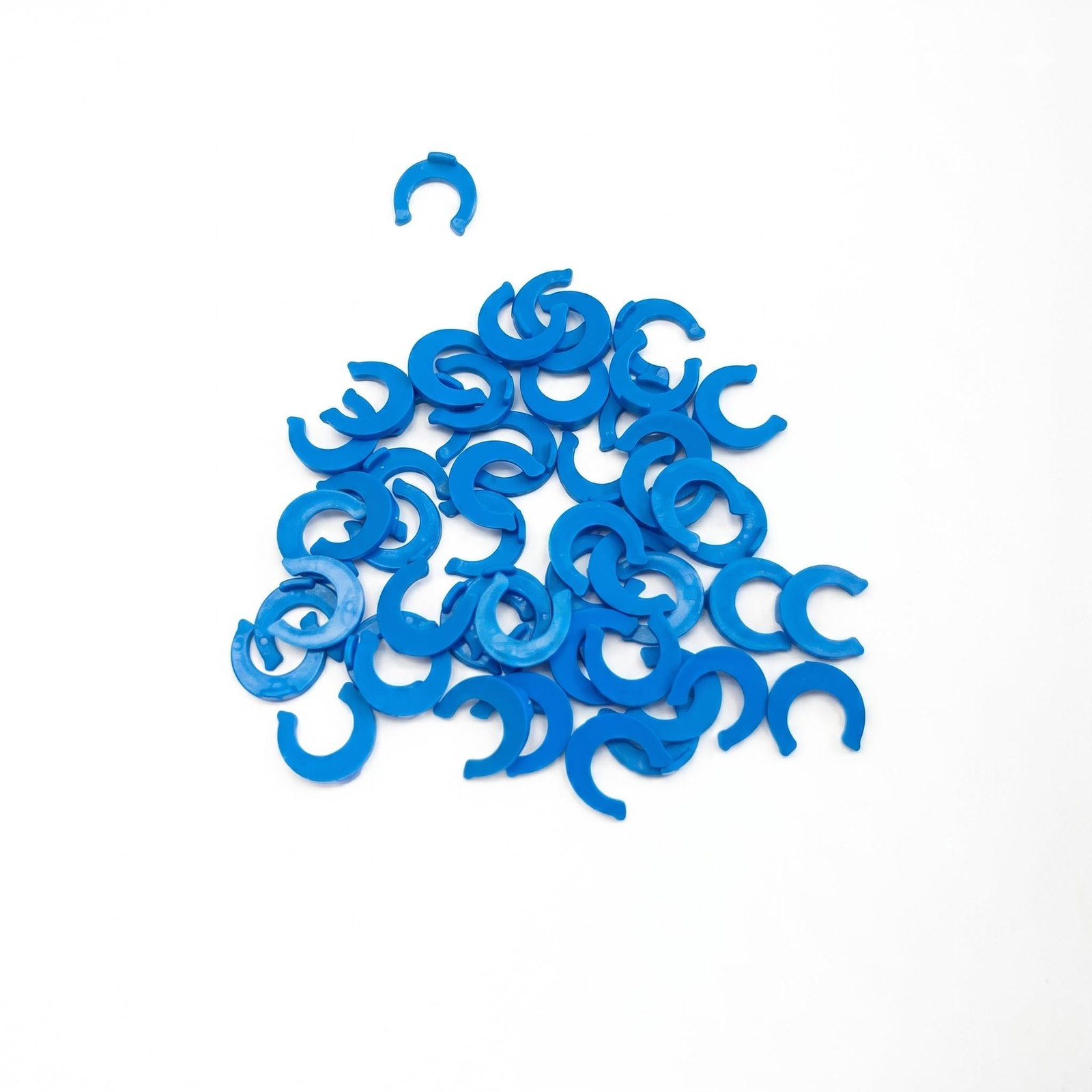 50 PCS 1/4 Inch RO Reverse Osmosis Water Filter Locking Clips, Blue Quick Con…