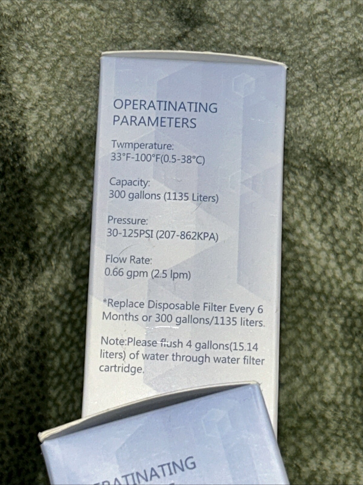 Lot of 2 – Waten H20 Replacement Filters 3 #4396841/43968710 NIB