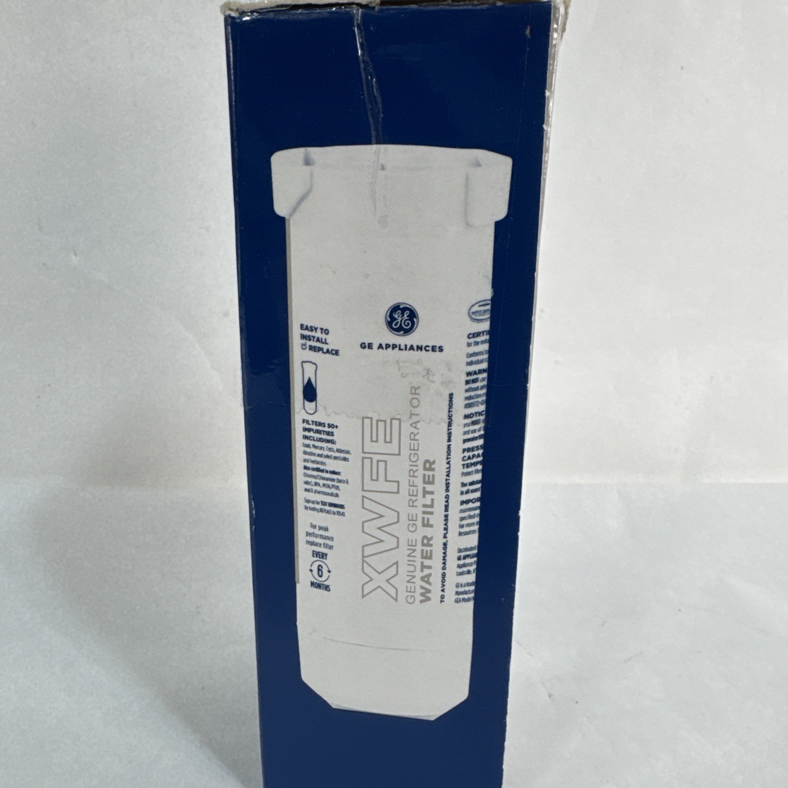 GE XWFE Refrigerator Water Filter Genuine Replacement w/ Chip, New