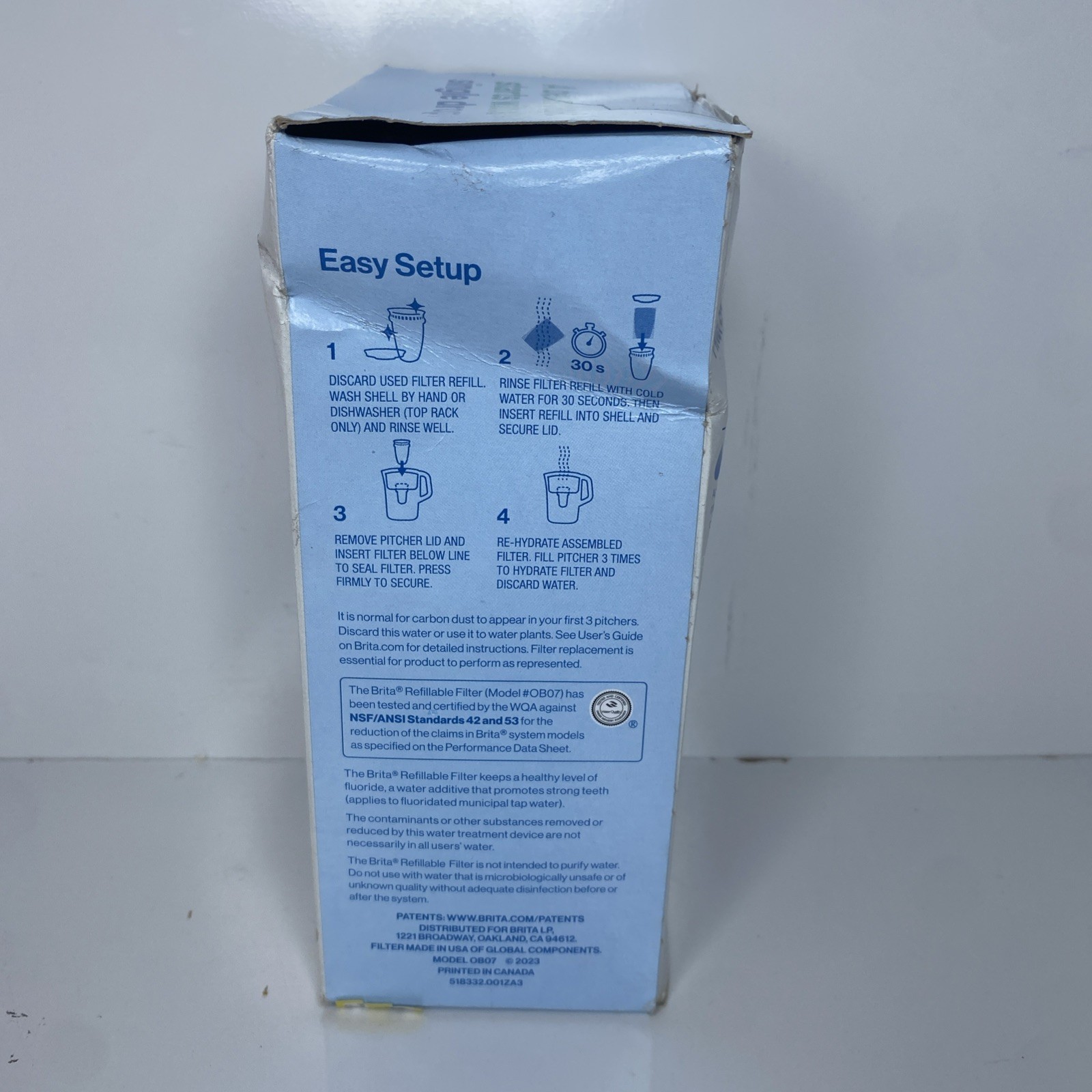 Brita Refillable Water Filter Refills, 3 Count