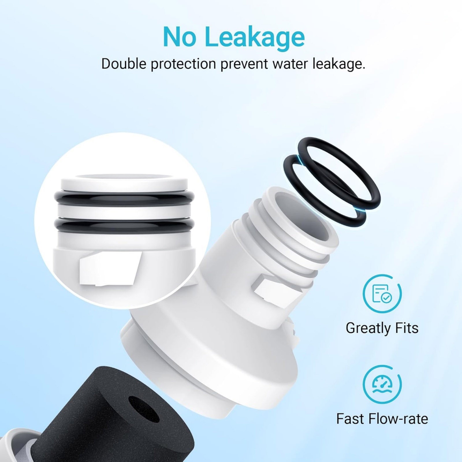 Water Filter Cartridge ADQ747935 For LG CF16 GF-1000P Refrigerator Model Series