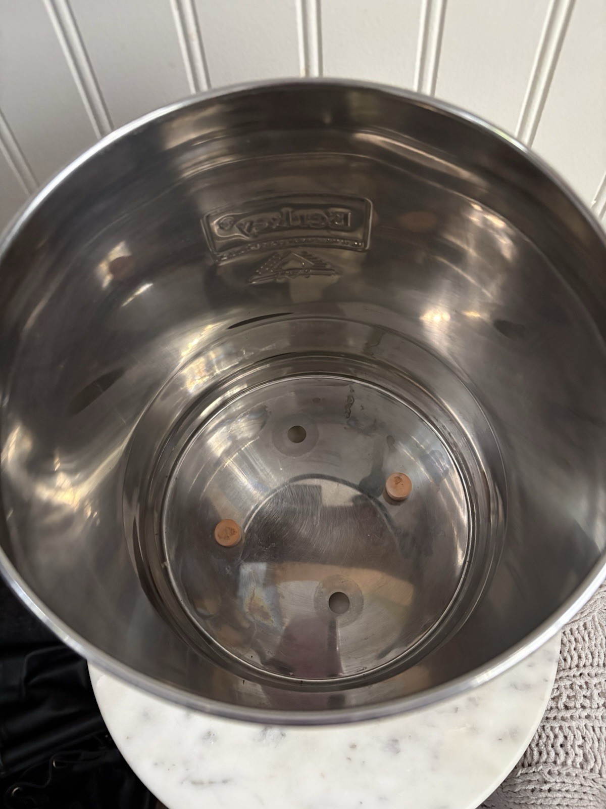 Berkey Replacement Big Upper Tank ONLY w/Plugs 2.25 Gallons No Filters or Lid