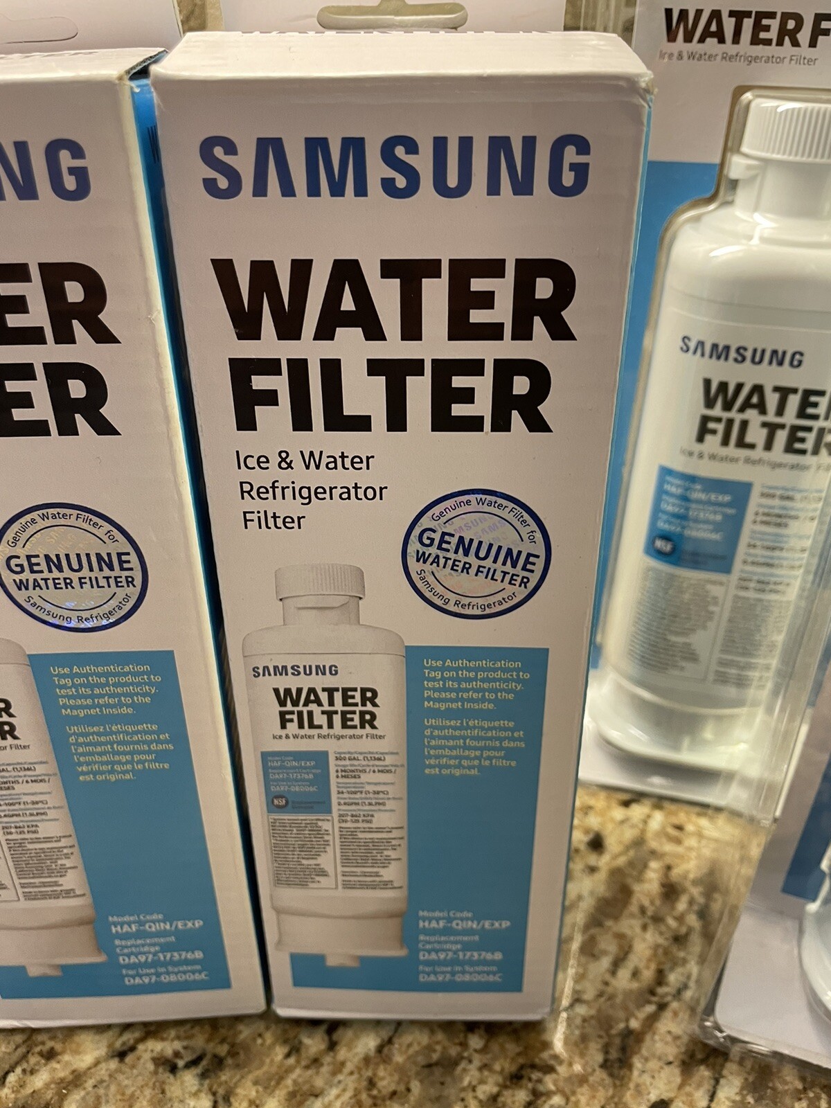 1/2/3/4/5/6/7 Genuine Samsung DA97-17376B HAF-QIN/EXP REFRIGERATOR Water Filter