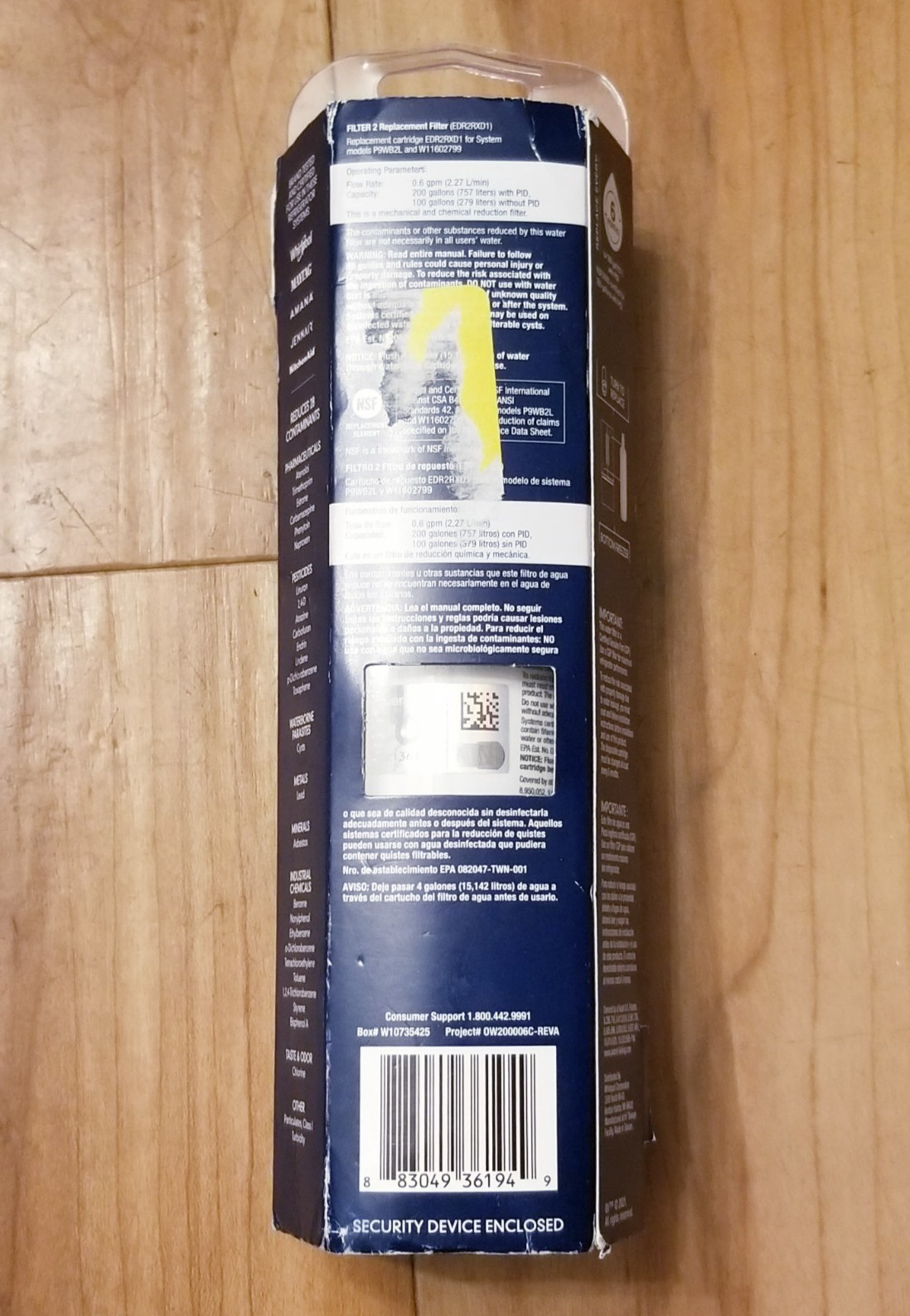 Ice and Water Refrigerator Filter 2 EDR2RXD1 Single *READ DESCRIPTION*