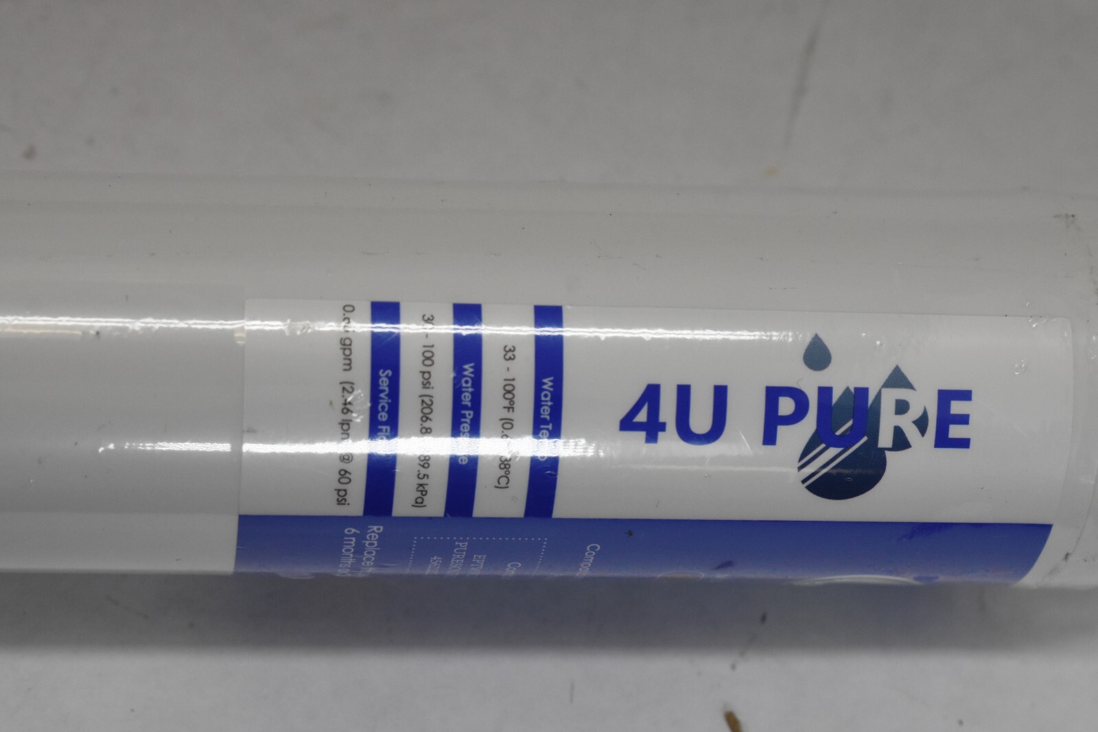 4U Pure SMF1007 Replacement Water Filter Refrigerator Water Filter 200 Gallons