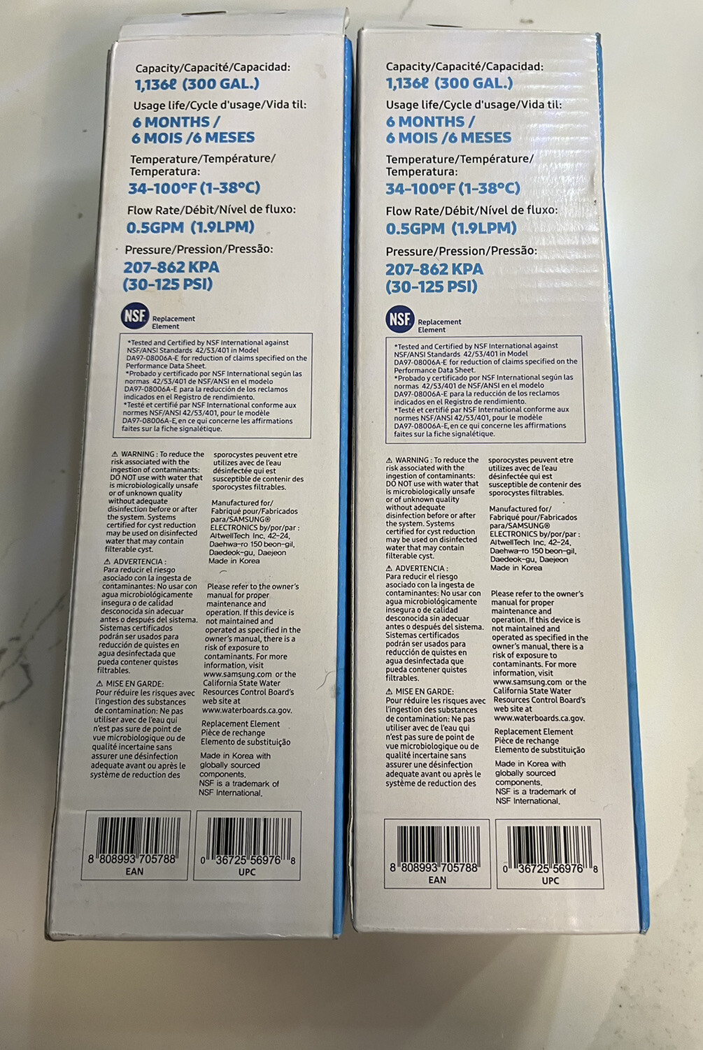Pack HAF-CIN/EXP, 2 Pack Samsung