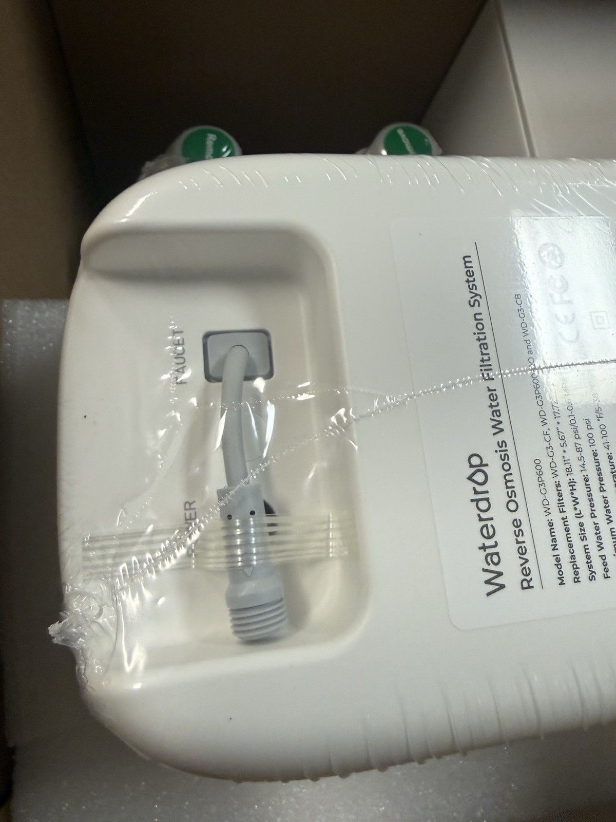Waterdrop G3P600 Reverse Osmosis System – 8-Stage, Tankless, NSF Certified