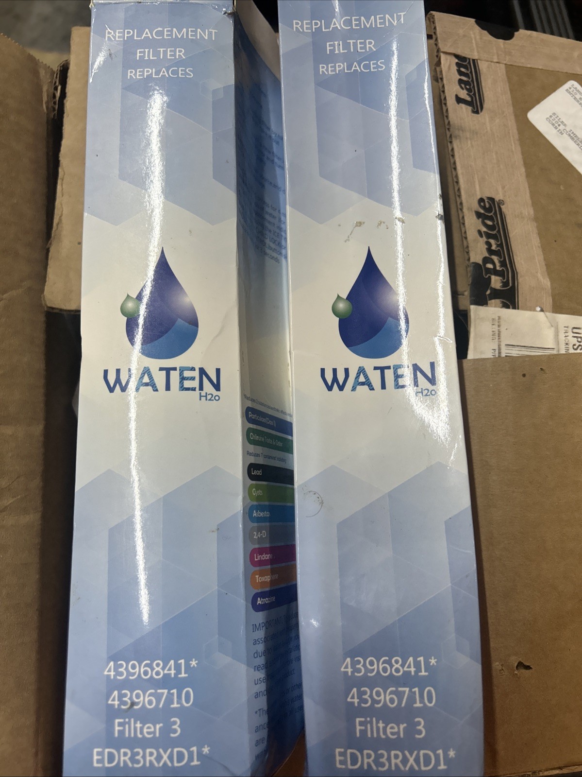 2 Waten H20 Replacement Filters For 4396841 *4396710 Filter 3 EDR3RXD1 New Other
