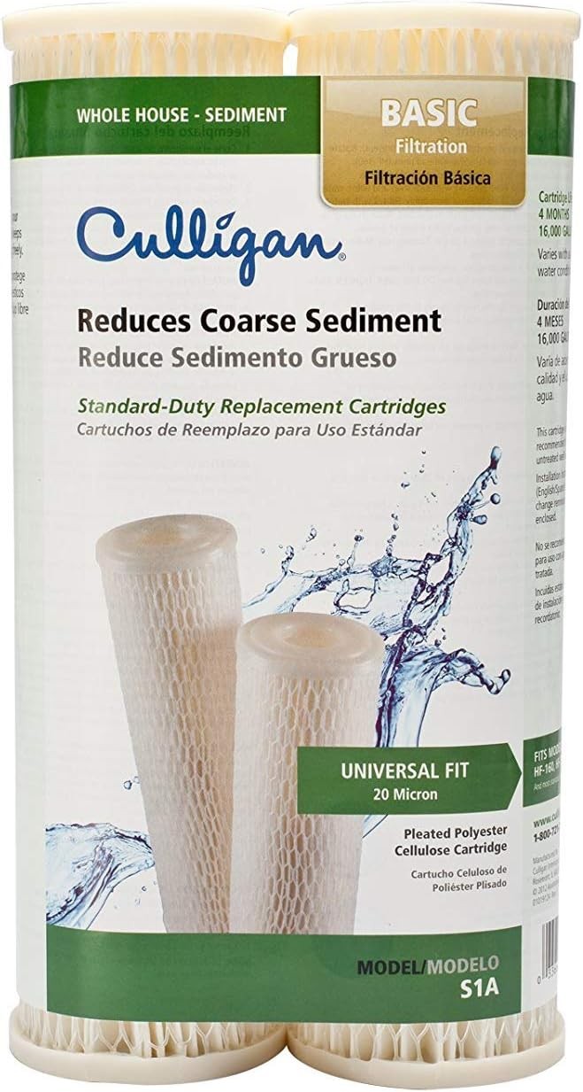 Culligan Level 2 Sediment Replacement Filter Cartridge,16000 gal (8 COUNT/2-PK)